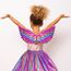 Hifot Einhorn Kostüm Prinzessin Set 3 Stück，Regenbogen Tutu Rock Mädchen Kostüm Tüllrock,Einhorn Haarreif Flügel für Mädchen für Unicorn Cosplay Kindergeburtstag Karneval