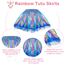 Hifot Einhorn Kostüm Prinzessin Set 3 Stück，Regenbogen Tutu Rock Mädchen Kostüm Tüllrock,Einhorn Haarreif Flügel für Mädchen für Unicorn Cosplay Kindergeburtstag Karneval