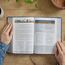 NIV, The Woman's Study Bible, Cloth over Board, Blue Floral, Full-Color, Red Letter: Receiving God's Truth for Balance, Hope, and Transformation