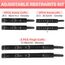 BDSM Bondage Handgelenk Oberschenkel und Knöchelriemen Fesseln Set, Sexspielzeug für Frauen mit Verstellbaren Beinriemen Handschellen, Leder 3 in 1 Kit für Paare Anfänger Spiel (Dark)