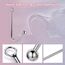 BDSM Anal Hook Fesseln Kit Bondage-Set Bettfesseln Analhaken mit Zugkette, Erotik Bondageset Restraints Anal Plug Buttplug mit Verstellbaren Handschellen Halsband, Fetisch Rollenspiele SM Sexspielzeug