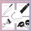 BDSM Anal Hook Fesseln Kit Bondage-Set Bettfesseln Analhaken mit Zugkette, Erotik Bondageset Restraints Anal Plug Buttplug mit Verstellbaren Handschellen Halsband, Fetisch Rollenspiele SM Sexspielzeug