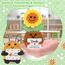 WenmthG Danke Geschenke Positive Sonnenblume und Pocket Hug Biene, Positive Kartoffel Deutsch Glücksbringer Kleines Dankeschön Geschenk 2 Stück