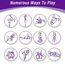 Prosixtoy Sex Bondage Seil BDSM Fesseln Seil - 3x10M Baumwollseil Sex Seil Set für BDSM Anfänger, 8MM Shibari Seile Sex Bondage Fesselungsset Fetisch SM Spiel Sexspielzeug für Frauen Paare (Violett)