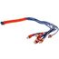 getDigital Netzwerkpeitsche CAT5 o Nine Tails | Perfektes Sysadmin-Geschenk | Ideal zum Züchtigen dummer User, mit Metallöse zum Aufhängen
