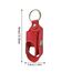 Vesidoloy Inhalator-Schlüsselanhängerhalter, tragbarer Leder-Inhalator-Halter – PU-Leder Aufbewahrungswerkzeug für Camping, Reisen, Geschäftsreisen, Zuhause, Schule, rot, Refer to description, Uni