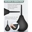 PropoDusche Analdusche mit 3 Schläuchen - Irrigator Darmspülung 224ML, Po Dusche Kompakt und Tragbar, Anal Dusche für Männer & Frauen, Einlaufgerät Darmreinigung Alltag & Reisen (Schwarz)