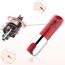 BDSMYEE Mini-Vibrator Vibrationseier für G-Punkt Klitoris Stimulator, Bullet Vibratoren mit Zehn Band Vibrator, Sexspielzeug für schwule, Paare, Frauen Reisen (rot)
