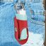 Vesidoloy Inhalator-Schlüsselanhängerhalter, tragbarer Leder-Inhalator-Halter – PU-Leder Aufbewahrungswerkzeug für Camping, Reisen, Geschäftsreisen, Zuhause, Schule, rot, Refer to description, Uni