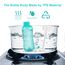 Podusche Portable Bidet 450 ml - Bidet Handbrause mit 2 Düsen für Vaginal Dusche, Klistier, Analdusche für Mann Frau, Travel Bidet Intimdusche für Reisen, Täglichen Gebrauch und Camping Dusche (lila)