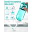 Podusche Portable Bidet 450 ml - Bidet Handbrause mit 2 Düsen für Vaginal Dusche, Klistier, Analdusche für Mann Frau, Travel Bidet Intimdusche für Reisen, Täglichen Gebrauch und Camping Dusche (lila)