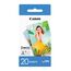 Canon Zink™ Fotopapier – Selbstklebendes 2x3" Fotopapier (20 Blatt) – Drucken Sie Handy-Fotos für personalisierte Aufkleber