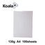 KOALA Fotopapier für Laserdrucker, Doppelseitig, Glänzend, A4, 130 g/m², 100 Blatt. Geeignet zum Drucken von Fotos, Zertifikaten, Broschüren, Flyern, Faltblättern, Grußkarten, Kalendern, Kunst