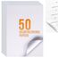 OYEMAT | 50 Blätter 1 Etikett pro Blatt | Sticker Papier zum Bedrucken A4 | Etiketten Selbstklebend Bedruckbar Aufkleber (297 mm x 210 mm) | Tintenstrahldrucker, Laserdrucker und Fotokopierer.