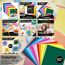 perfect ideaz 75 Blatt Tonkarton DIN-A5, 15 Farben, 180 g/m², made in Germany, Blauer Engel zertifiziert (15 Farben)