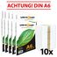 versando 20.000 Blatt Papier DIN A6 HighWhite 80 Druckerpapier Universalpapier Kopierpapier Rezeptpapier hochweiß (105 x 148 mm) 2 Karton