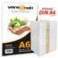 versando 2.000 Blatt Recyclingpapier DIN A6 EcoWhite 80g Kopierpapier Druckerpapier Öko Umweltpapier Rezeptpapier (148 x 105 mm)