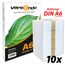 versando 20.000 Blatt Papier DIN A6 HighWhite 80 Druckerpapier Universalpapier Kopierpapier Rezeptpapier hochweiß (105 x 148 mm) 2 Karton