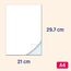 80 Blatt - Vinylfolie Sticker Papier zum Bedrucken A4, Aufkleber Selbstklebend Wasserfest
