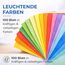 50 Blatt A4 Tonpapier - 220 g/m² Papier - Tonkarton mit 10 Farben bunt Bastelpapier & Bastelkarton zum Basteln & Gestalten - Buntes Papier