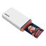 Polaroid Bundle Hi-Print+Paper - 2nd Generation - Bluetooth-verbundener 2x3 Pocket Photo- und Dye-Sub-Drucker - Weiß