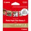 Canon Fotopapier PP-201 Plus Glossy II - 8,9 x 8,9 cm, 20 Blatt (265 g/qm) für Tintenstrahldrucker 2311B070 Weiß