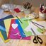 Landré 100 Blatt A4 buntes Ton-Papier, 160g/m², DIY- Material, 10 Farben