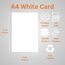 Hawksbill Card + Craft A4 160 g/m² weiße Karton, 100 Blatt