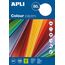 APLI 15279 - farbig sortiertes Papier in leuchtenden Farben, A4, 80g, 100 Blatt
