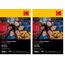 Kodak 9891161 Fotopapier, 180 g/m², glänzend, A6 (10 x 15 cm), Tintenstrahldrucker (Packung mit 2)