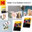 Kodak 9891161 Fotopapier, 180 g/m², glänzend, A6 (10 x 15 cm), Tintenstrahldrucker (Packung mit 2)