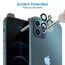 JETech Sichtschutz für iPhone 12 Pro 6,1 Zoll mit Kamera Schutz, Anti-Spähen Gehärtetes Glas Folie, 2 Stück Jeweils