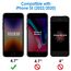 JETech Schutzfolie fur iPhone SE 3/2 (Modell 2022/2020) 4.7 Zoll, Folie Displayschutzfolie, 3 Stück