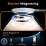 TAURI für iPhone 16 Pro Hülle 6,3" mit Panzer Schutz Glas Folie, Kompatibel mit MagSafe, Schutz nach Militärstandard, [Anti-Vergilbung] Stoßfest Magnetisch Handyhülle - Titan Wüstensand
