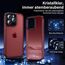 UniqueMe für iPhone 15 Pro Max Hülle, 5-in-1-Set Handyhülle für iPhone 15 Pro Max Case Rundumschutz Schutzhülle Cover,1 Handyhülle & 2 Schutzfolie & 2 Kameraschutz - Matt Rot
