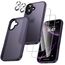 UniqueMe für iPhone 16 Hülle, 5-in-1-Set Handyhülle für iPhone 16 Case Rundumschutz Schutzhülle Cover,1 Handyhülle & 2 Schutzfolie & 2 Kameraschutz - Matt Lila