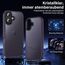 UniqueMe für iPhone 16 Hülle, 5-in-1-Set Handyhülle für iPhone 16 Case Rundumschutz Schutzhülle Cover,1 Handyhülle & 2 Schutzfolie & 2 Kameraschutz - Matt Lila