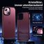 UniqueMe für iPhone 15 Hülle, 5-in-1-Set Handyhülle für iPhone 15 Case Rundumschutz Schutzhülle Cover,1 Handyhülle & 2 Schutzfolie & 2 Kameraschutz - Matt Rot