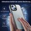 UniqueMe für iPhone 15 Hülle, 5-in-1-Set Handyhülle für iPhone 15 Case Rundumschutz Schutzhülle Cover,1 Handyhülle & 2 Schutzfolie & 2 Kameraschutz - Matt Grau
