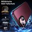 UniqueMe für iPhone 15 Hülle, 5-in-1-Set Handyhülle für iPhone 15 Case Rundumschutz Schutzhülle Cover,1 Handyhülle & 2 Schutzfolie & 2 Kameraschutz - Matt Rot