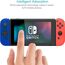 NEW'C 3 Stück für Nintendo Switch für Panzerglas, Frei von Kratzern, 9H Härte, HD Displayschutzfolie, 0.33mm Ultra-klar, Ultrabeständig