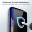 JETech Sichtschutz Full Screen für iPhone 11/XR 6,1 Zoll, Anti-Spy Panzer Schutz Glas Folie Schutzfolie, Kante zu Kante Displayschutz Hat Keinen Einfluss auf die Hülle, 2 Stück
