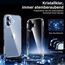 UniqueMe für iPhone 17 Hülle - Handyhülle für iPhone 17 Case,Rundumschutz Schutzhülle Cover, 1 Handyhülle & 2 Schutzfolie - Transparent