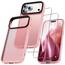 UniqueMe für iPhone 17 Pro Max Hülle - Handyhülle für iPhone 17 Pro Max Case, Rundumschutz Hülle Set Schutzhülle Cover, 1 Handyhülle & 2 Schutzfolie - Matt Rosa