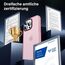 UniqueMe für iPhone 16 Pro Max Hülle, 5-in-1-Set Handyhülle für iPhone 16 Pro Max Case Rundumschutz Schutzhülle Cover,1 Handyhülle & 2 Schutzfolie & 2 Kameraschutz - Matt Rosa