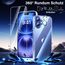 UniqueMe für iPhone 16 Plus Hülle - Handyhülle für iPhone 16 Plus Case, 5 in 1 Set Rundumschutz Schutzhülle Cover,1 Handyhülle & 2 Schutzfolie & 2 Kameraschutz - Transparent