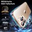 UniqueMe für iPhone 16 Pro Max Hülle - Handyhülle für iPhone 16 Pro Max Case, 5 in 1 Set Rundumschutz Schutzhülle Cover,1 Handyhülle & 2 Schutzfolie & 2 Kameraschutz - Transparent
