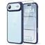 TAURI für iPhone Air Hülle 6,5" mit Panzer Schutz Glas Folie, Vollständiger Kameraschutz, [Anti-Vergilbung] Stoßfest Militärstandard Transparent Handyhülle für 17 Air - Matt Marineblau