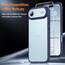 TAURI für iPhone Air Hülle 6,5" mit Panzer Schutz Glas Folie, Vollständiger Kameraschutz, [Anti-Vergilbung] Stoßfest Militärstandard Transparent Handyhülle für 17 Air - Matt Marineblau