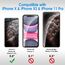 JETech Sichtschutz für iPhone 11 Pro, iPhone XS/X 5,8 Zoll, Displayschutzfolie aus Hartglas, Anti-Spion, 2 Stück